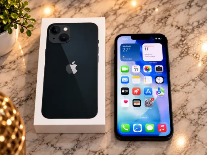 Iphone 13 128gb novinho na caixa