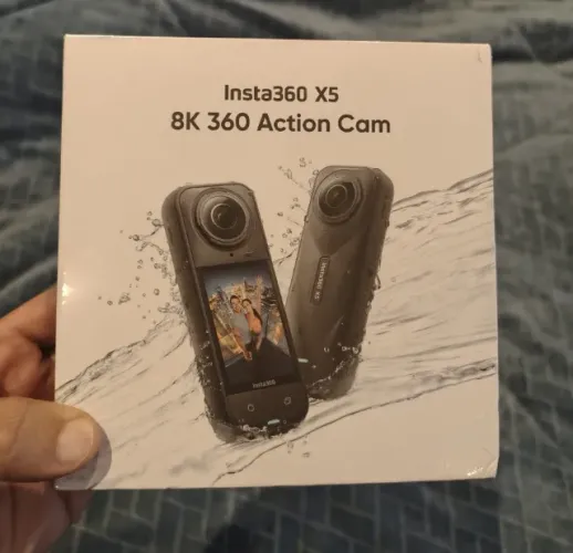 Câmera de Ação Insta360 X5 8K - Nova, Lacrada e Original
