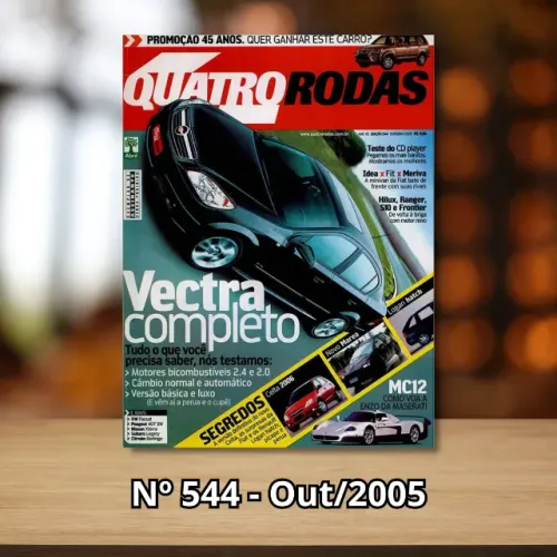 Kit 3 Revistas Quatro Rodas 2005, 2006, 2007 para escolher