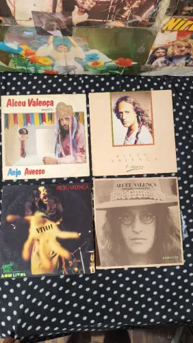 4 lps Alceu Valença vinil Raros e Comuns