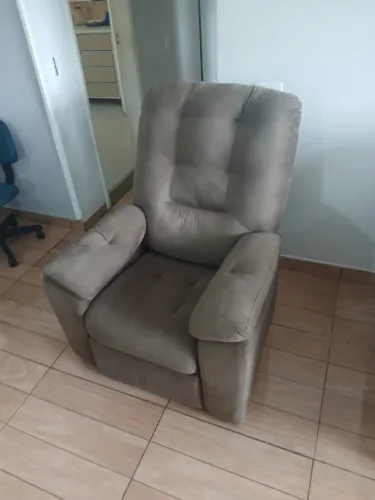 SOFÁ RECLINAVEL CADEIRA DE PAPAI com descanso dos pés regulavel