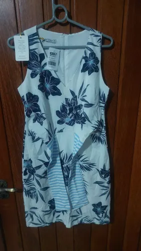 Vestido Curto Any Day estampada tam P