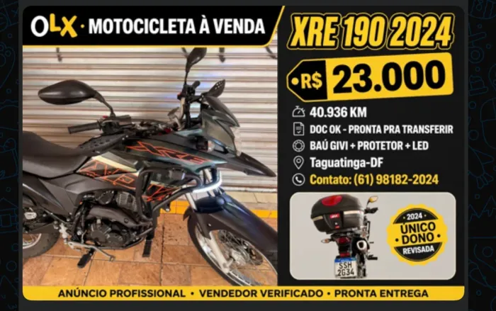 Honda XRE 190 2024
