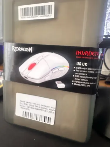 Mouse redragon invader pro preto 