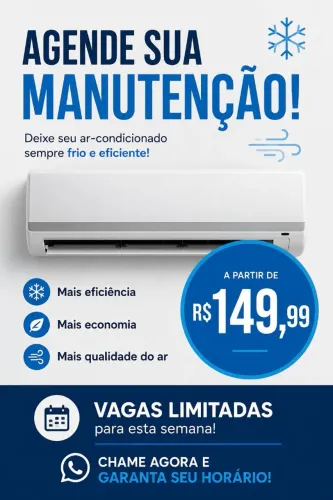 Limpeza de ar condicionado 