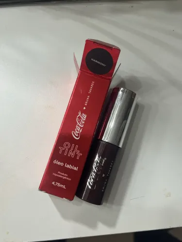 Oil tint Bruna Tavares Coca-Cola novo lacrado cor Harmony 4,75mL edição limitada