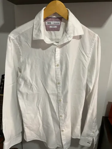 Camisa social masculina slim Zara