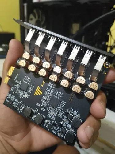 Hub USB PCI express 7 portas