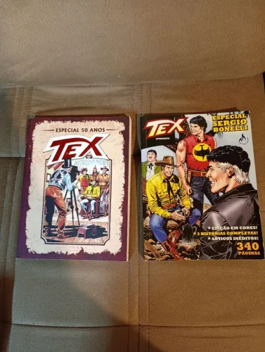 HQs, Tex 50 anos, e Tex Especial Sérgio Bonelli...