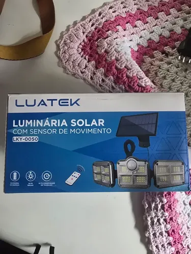 Luminaria solar com sensor de mov LKY0050