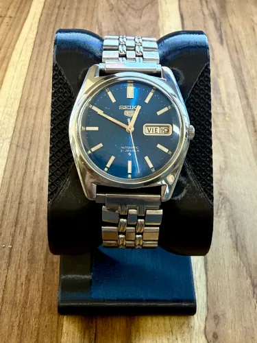 Relógio Seiko 5 Blue Dial - 1977 - 6319-8010