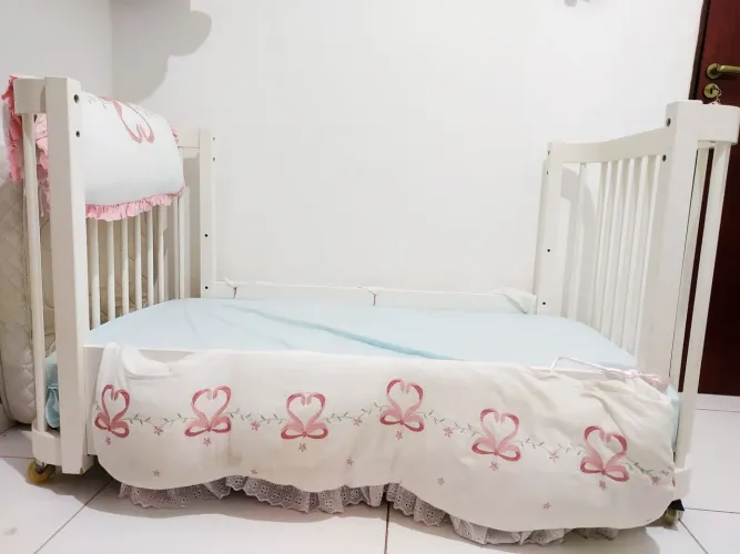 BERÇO EVOLUTIVO QUATER 3 EM 1 USADO