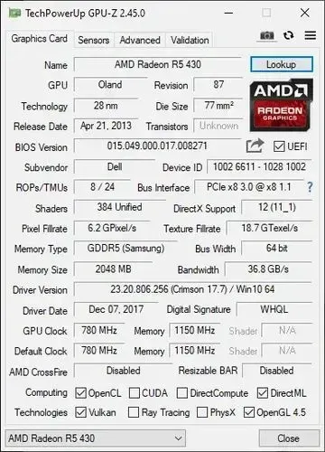 AMD R5 430