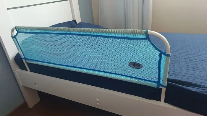 Protetor cama azul