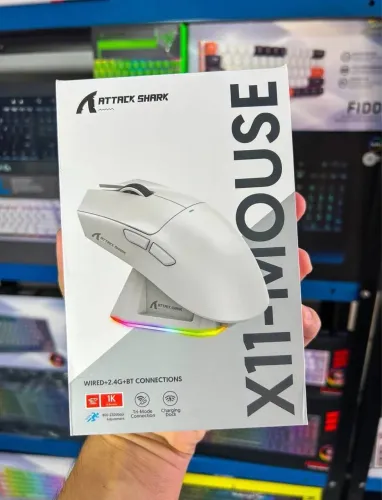 Mouse atack shark x11 branco