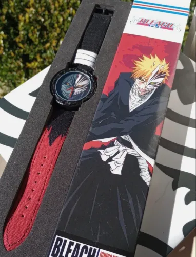 relógio bleach ichigo watch quartz novo