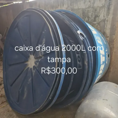 Caixa d'água 2000 litros 1000 litros e.310 litros