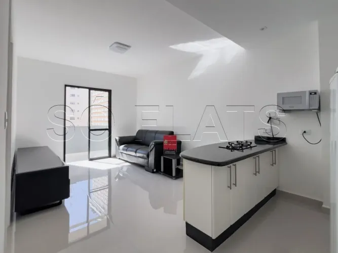 Apto Paulista Park disponível para locação com 58m², 01 dorm e 01 vaga de garagem