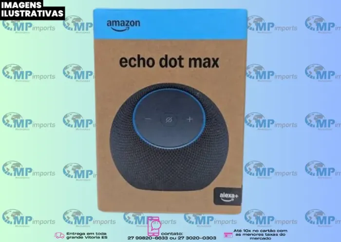 Loja MP Imports: Amazon Echo Dot Max ( Geração Mais Recente ), Acesso À Alexa + Hub