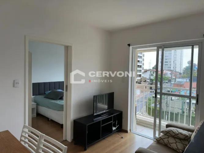 Apartamento impecável e totalmente mobiliado, com 35 m² - Jardim Oswaldo Cruz, São José do
