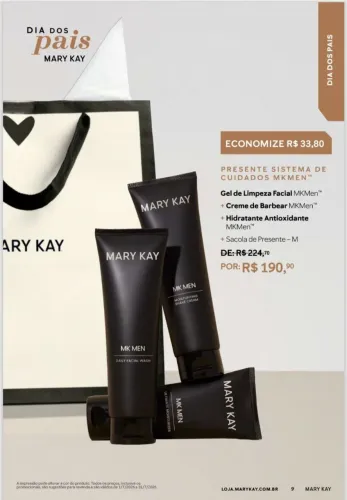 Kit Sistema de cuidados MK Men. Mary Kay.