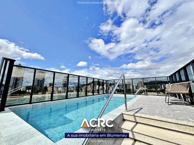 ACRC Imóveis - Loft duplex mobiliado a Venda no Centro de Blumenau, Edifício Carbono