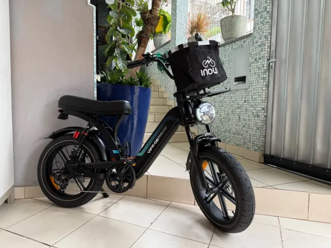 BICICLETA ELÉTRICA OUXI Q8 - Novinha 40KM