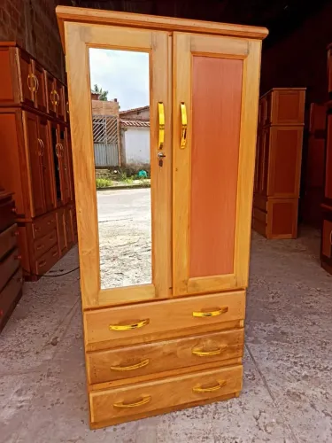 GUARDA ROUPA DE SOLTEIRO - MODELO 2 PORTAS 3 GAVETAS NOVO!