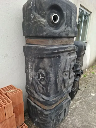 Tanque de combustível original mercedes axor 590 litros