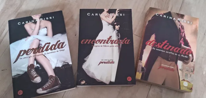 Primeiros 3 livros da série Perdida por Carina Rissi - USADO