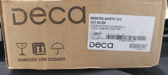 Registro de gaveta bruto DECA 80mm 3 "