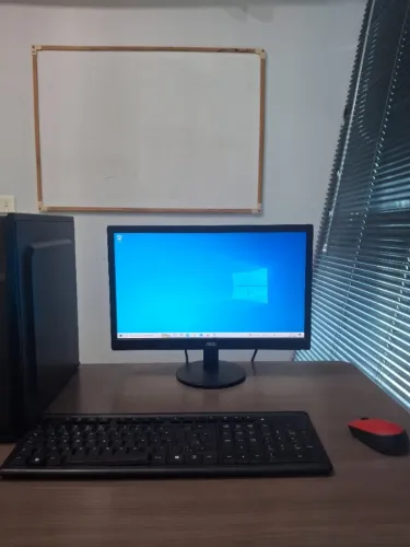 PC Completo Intel Core i5 2400 + 8GB RAM + SSD 120GB + Monitor + Teclado e Mouse