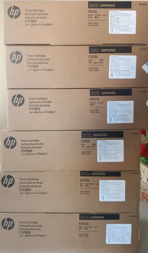 Toner Samsung 503l CMYK lacrados originais kit c/6pcs