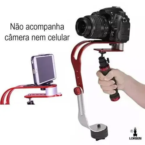 Estabilizador de filmagens para câmera e celular 