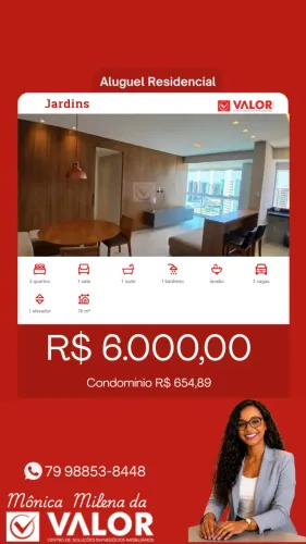 Apartamento para locação no Neo Residence Jardins, JARDINS, Aracaju, SE