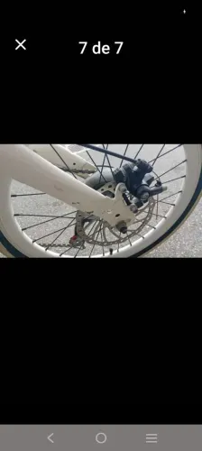 Vendo bike dobrável linda estado de nova