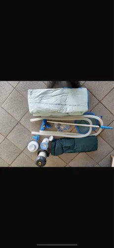 Piscina inflável 6.844 litros com bomba e filtro