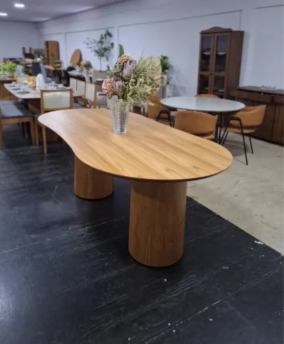 Mesa de Jantar Orgânica 220x110 100% Madeira