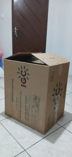 Caixa de papelão para mudanças