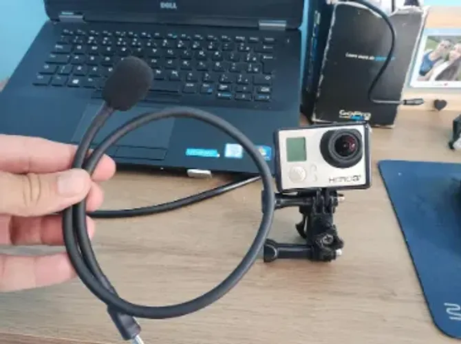 Microfone Gopro hero 3 e 4