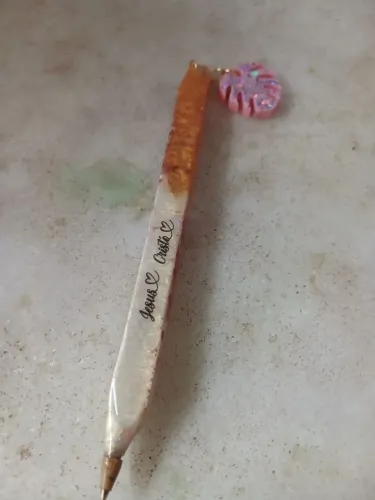 CANETA DE RESINA PERSONALIZADA 