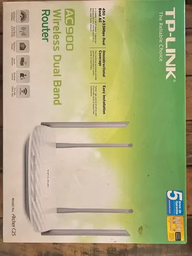 ROTEADOR ROUTER AC900 MOD ARCHER C25 TP-LINK