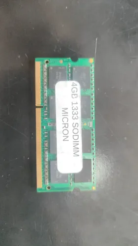 Memoria 4GB DDR3 1333 Notebook SODIMM Micron Dell HP Lenovo Acer Positivo