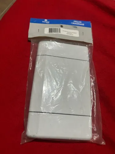 Acabamento para descarga elegance branco Montana completo