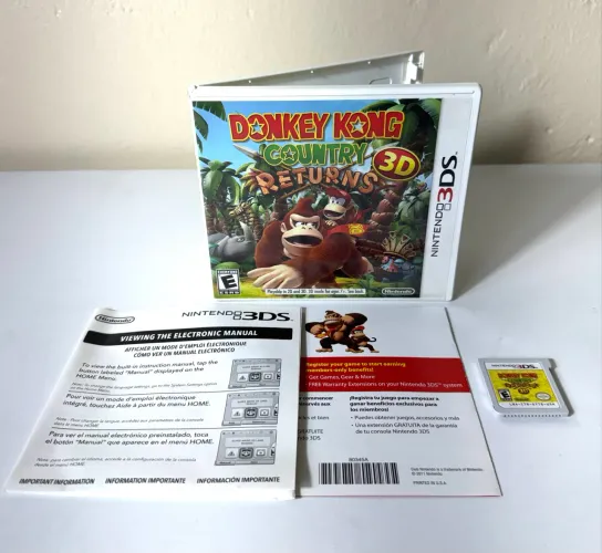 Donkey kong country returns 3d Nintendo 3ds