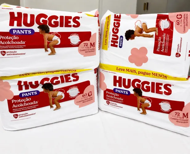 Fralda Proteção Acolchoada Huggies M ou G