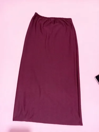 Saia ou vestido tudinho usado das duas formas cor marsala