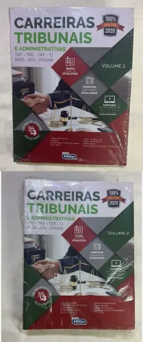 Carreiras Tribunais administrativas vol 1 e 2 (TRT - TRE - TRF - TJ - INSS - ATA - PF/ ADM