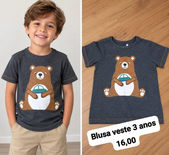 Blusa veste 3 anos