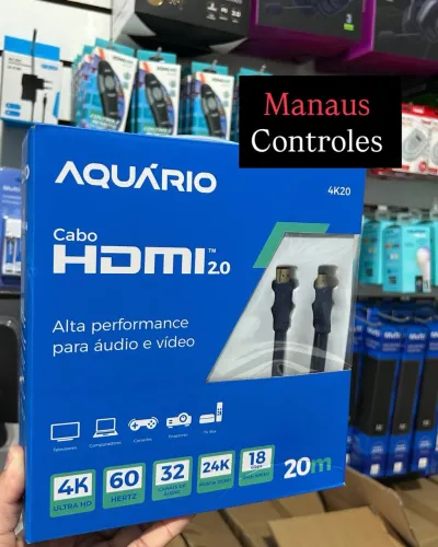 Cabo Hdmi 20 Metros High Speed Ultra 4K - Promoção 